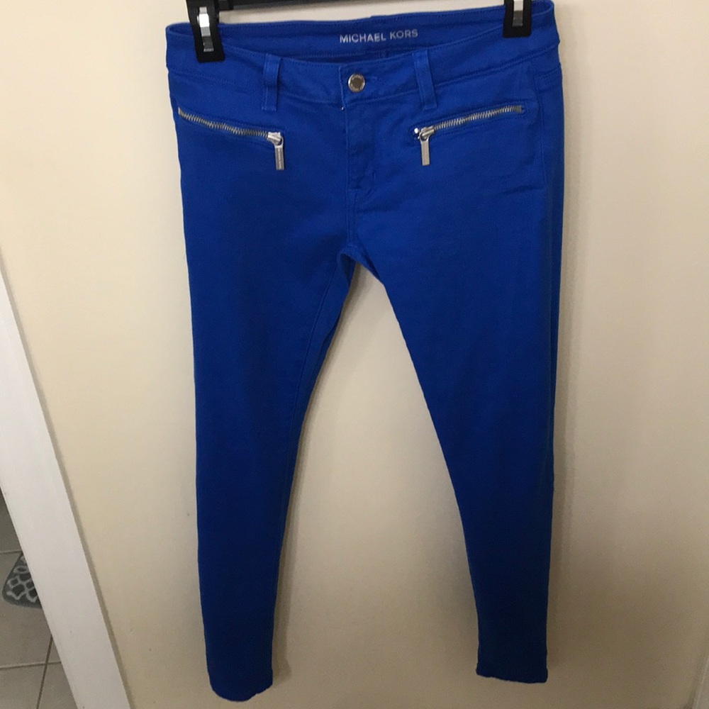 Michael Kors Skinny Twill Stretch Pants